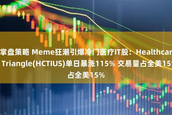 掌盘策略 Meme狂潮引爆冷门医疗IT股：Healthcare Triangle(HCTIUS)单日暴涨115% 交易量占全美15%