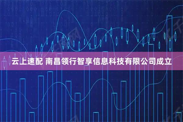 云上速配 南昌领行智享信息科技有限公司成立